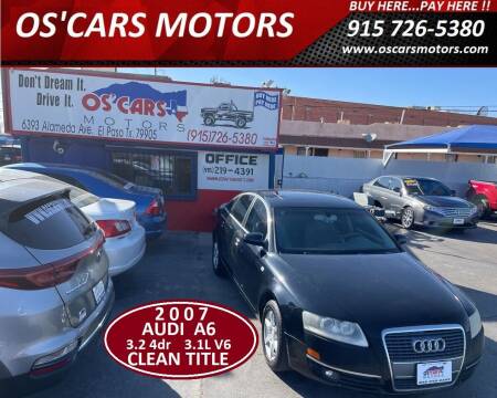2007 Audi A6 for sale at Os'Cars Motors in El Paso TX