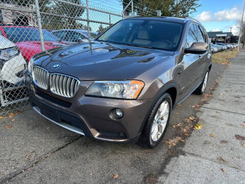 2013 BMW X3 for sale at Autos Cost Less LLC in Lakewood WA