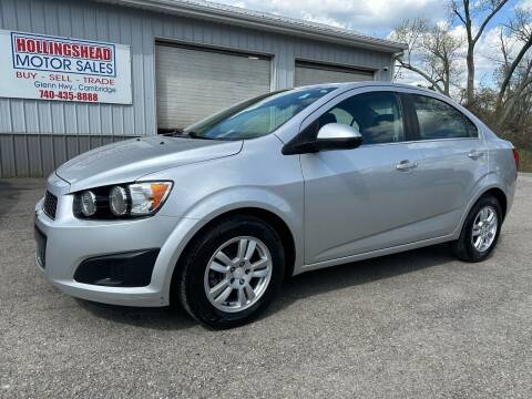 2016 Chevrolet Sonic for sale at HOLLINGSHEAD MOTOR SALES in Cambridge OH