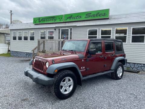 2008 Jeep Wrangler Unlimited for sale at Variety Auto Sales in Abingdon VA