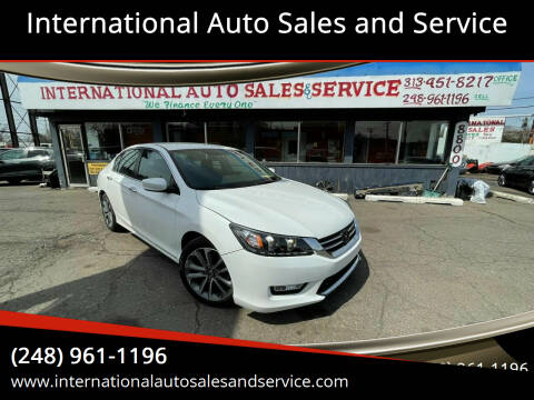 2014 Honda Accord for sale at International Auto Sales and Service in Detroit MI