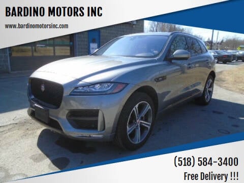 2020 Jaguar F-PACE for sale at BARDINO MOTORS INC in Saratoga Springs NY