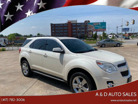 2013 Chevrolet Equinox for sale at A & D Auto Sales in Joplin MO
