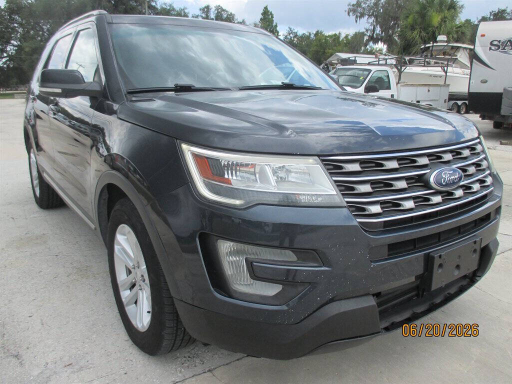 Black 2017 Ford Explorer XLT XLT 4dr SUV 2