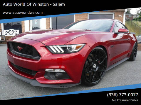 2016 Ford Mustang for sale at Auto World Of Winston - Salem in Winston Salem NC