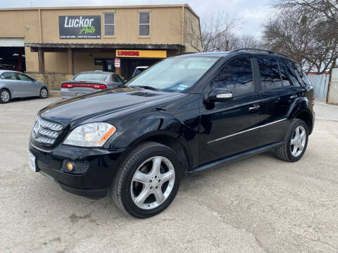 2008 Mercedes-Benz M-Class for sale at LUCKOR AUTO in San Antonio TX