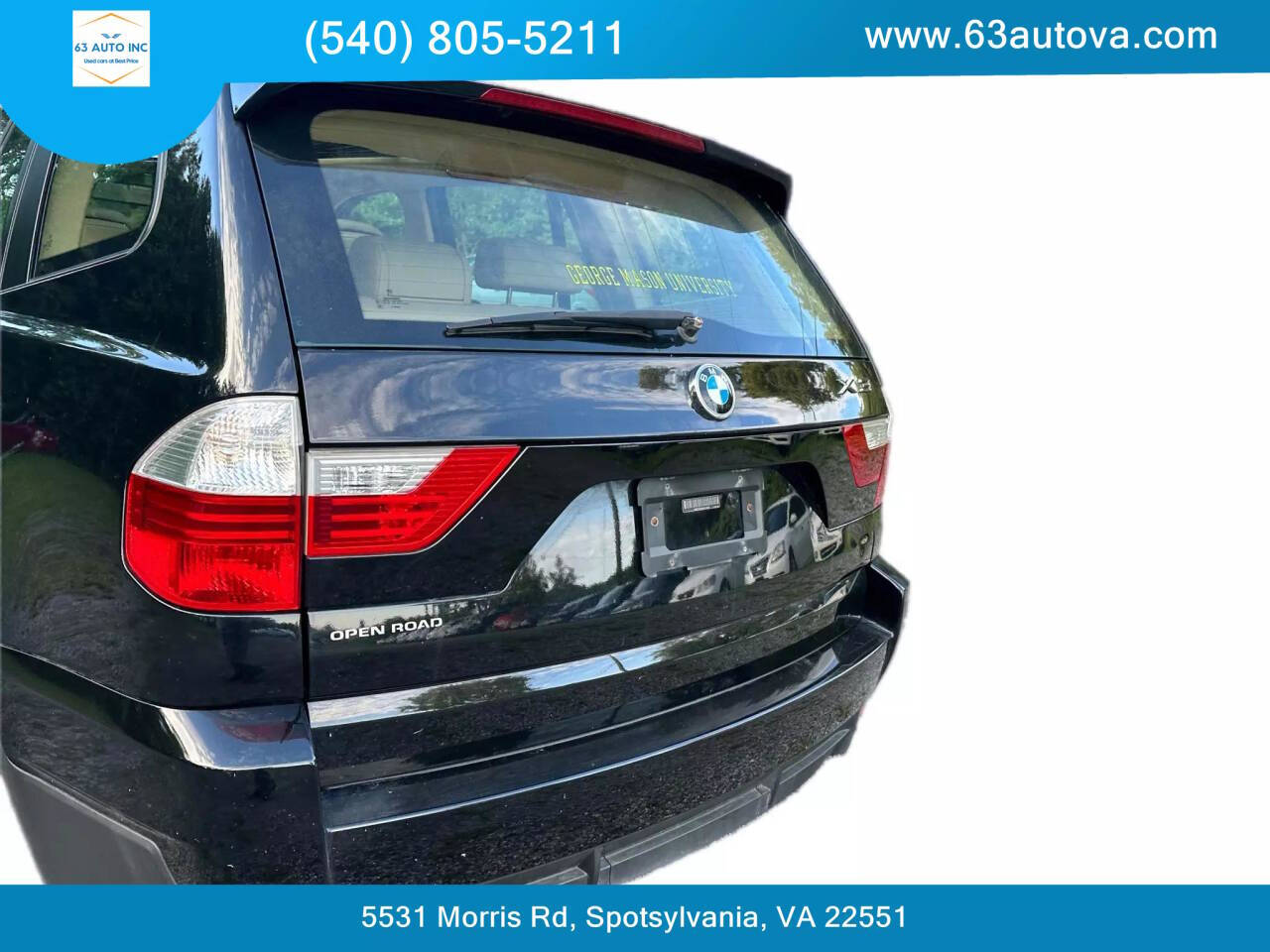 2008 BMW X3 for sale at 63 Auto Inc in Spotsylvania, VA