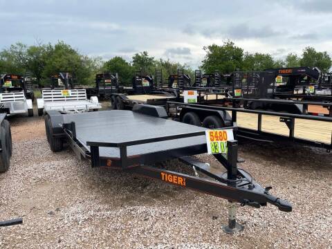 2023 TIGER - Car Hauler Steel Deck Traile for sale at LJD Sales in Lampasas TX