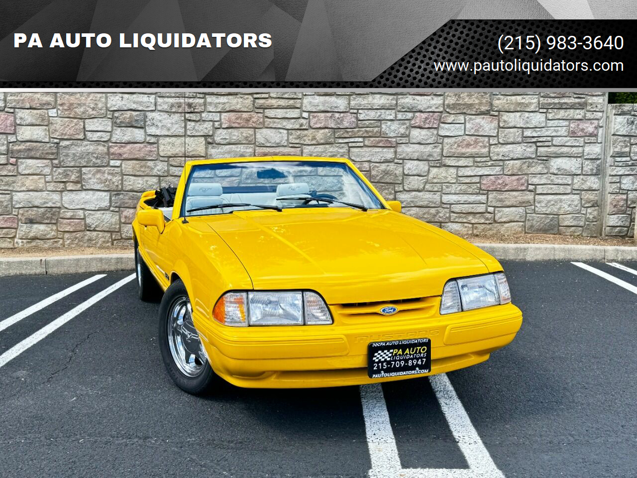 1993 Ford Mustang LX 5.0 Convertible RWD