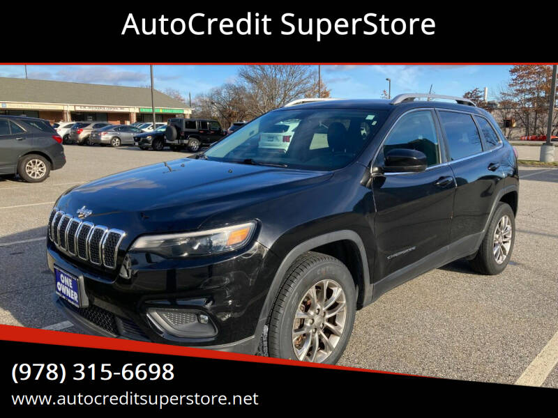 2019 Jeep Cherokee for sale at AutoCredit SuperStore in Lowell MA