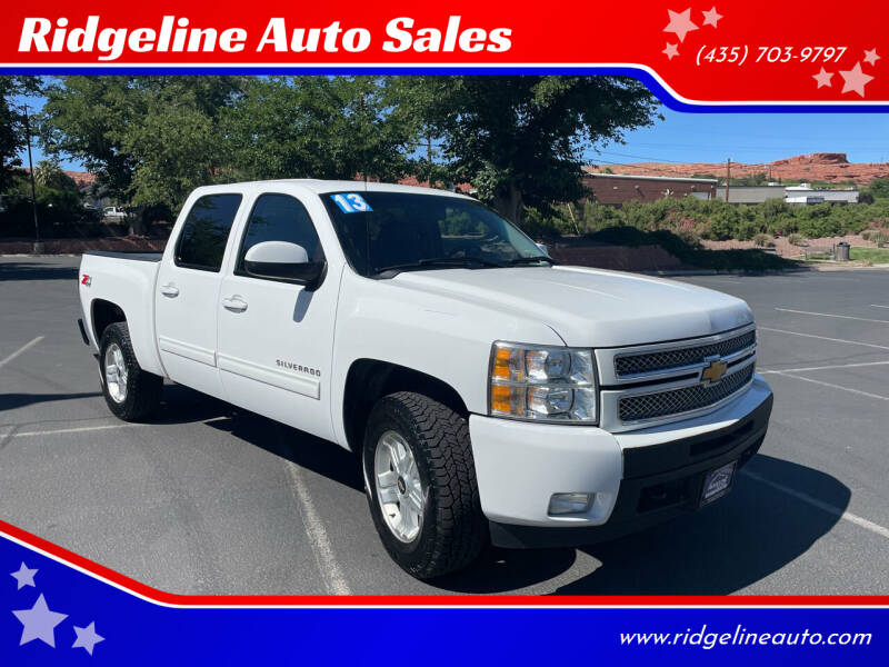 2013 Chevrolet Silverado 1500 for sale at Ridgeline Auto Sales in Saint George UT
