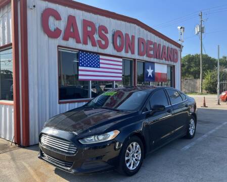 2016 Ford Fusion for sale at Cars On Demand 3 in Pasadena TX