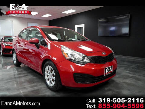 2015 Kia Rio for sale at E&A Motors in Waterloo IA