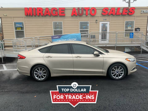 2017 Ford Fusion for sale at Mirage Auto Sales in Sacramento CA