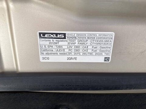 2012 Lexus ES 350