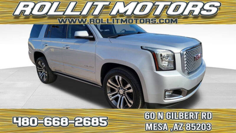 2017 GMC Yukon for sale at Rollit Motors in Mesa AZ