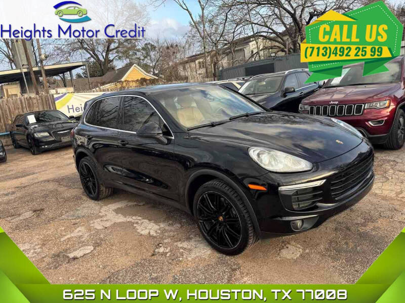 2016 Porsche Cayenne for sale at Heights Motor Credit in Houston TX