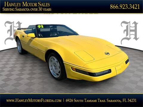 1991 Chevrolet Corvette for sale at Hawley Motor Sales in Sarasota FL