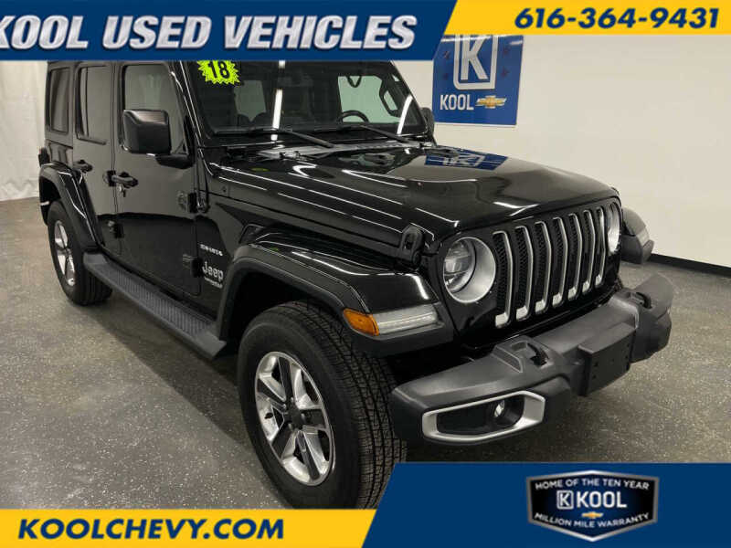 2018 Jeep Wrangler Unlimited for sale at Kool Chevrolet Inc in Grand Rapids MI