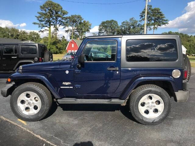 2013 Jeep Wrangler for sale at J Wilgus Cars in Selbyville DE