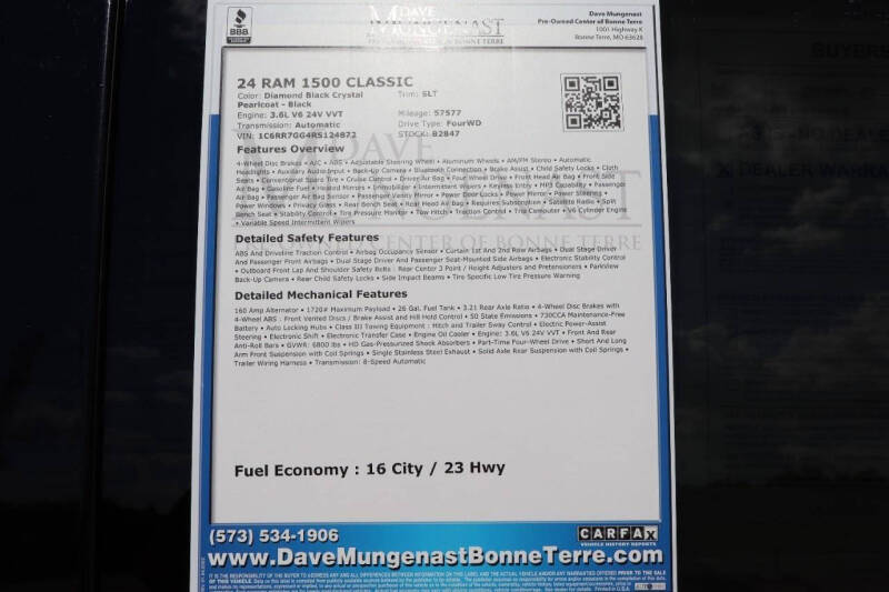 2024 RAM 1500 Classic SLT