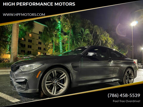 2015 BMW M4 for sale at HIGH PERFORMANCE MOTORS in Hollywood FL
