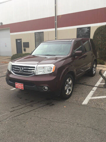 2012 Honda Pilot for sale at Specialty Auto Wholesalers Inc in Eden Prairie MN