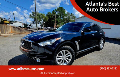 2017 Infiniti QX70 for sale at Atlanta's Best Auto Brokers in Marietta GA