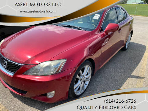 2006 Lexus IS 350 for sale at ASSET MOTORS LLC in Westerville OH
