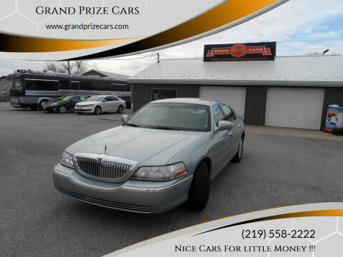 2007 Lincoln Town Car for sale at Grand Prize Cars in Cedar Lake IN