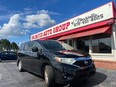2013 Nissan Quest for sale at Unlimited Auto Group of Marietta in Marietta GA