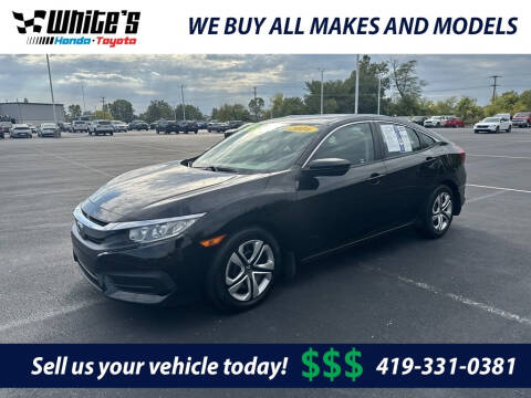 2016 Honda Civic for sale at White's Honda Toyota of Lima in Lima OH