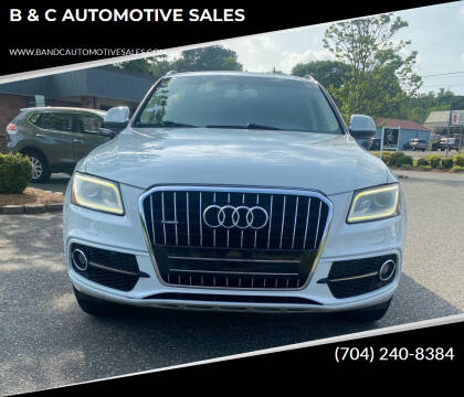 2013 Audi Q5 for sale at B & C AUTOMOTIVE SALES in Lincolnton NC