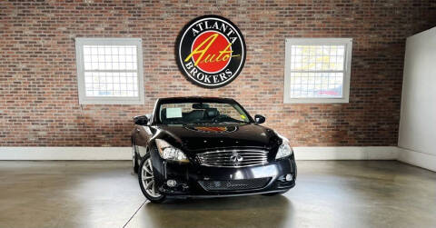 2013 Infiniti G37 Convertible for sale at Atlanta Auto Brokers in Marietta GA
