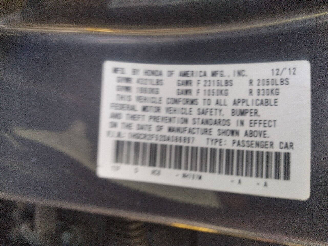 2013 Honda Accord  - $12,999
