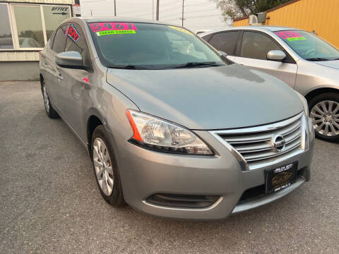 2013 Nissan Sentra for sale at BELOW BOOK AUTO SALES in Idaho Falls ID