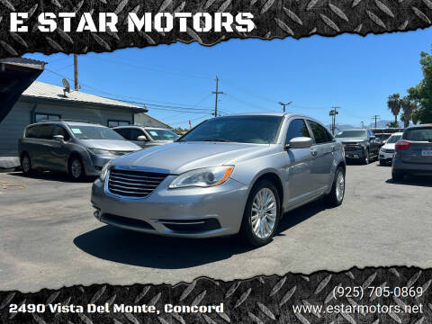 2013 Chrysler 200 for sale at E STAR MOTORS in Concord CA