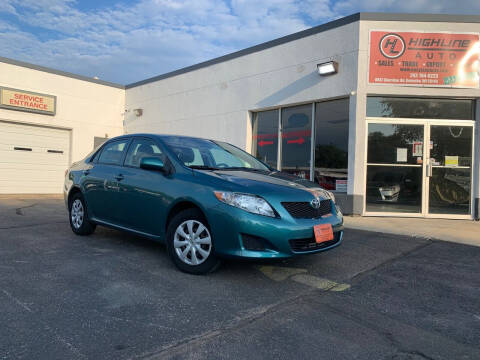 2010 Toyota Corolla for sale at HIGHLINE AUTO LLC in Kenosha WI