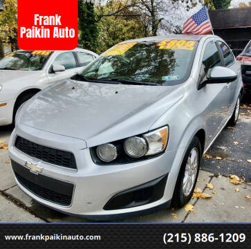 2013 Chevrolet Sonic for sale at Frank Paikin Auto in Glenside PA