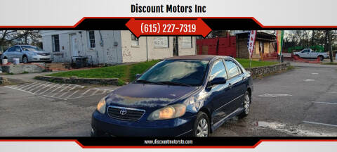 2006 Toyota Corolla for sale at Discount Motors Inc in Nashville TN