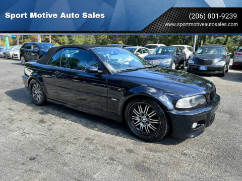 2003 BMW M3 for sale at Sport Motive Auto Sales in Seattle WA