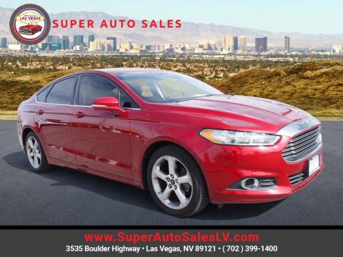 2016 Ford Fusion for sale at Super Auto Sales in Las Vegas NV