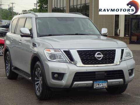 2018 Nissan Armada for sale at RAVMOTORS 2 in Crystal MN