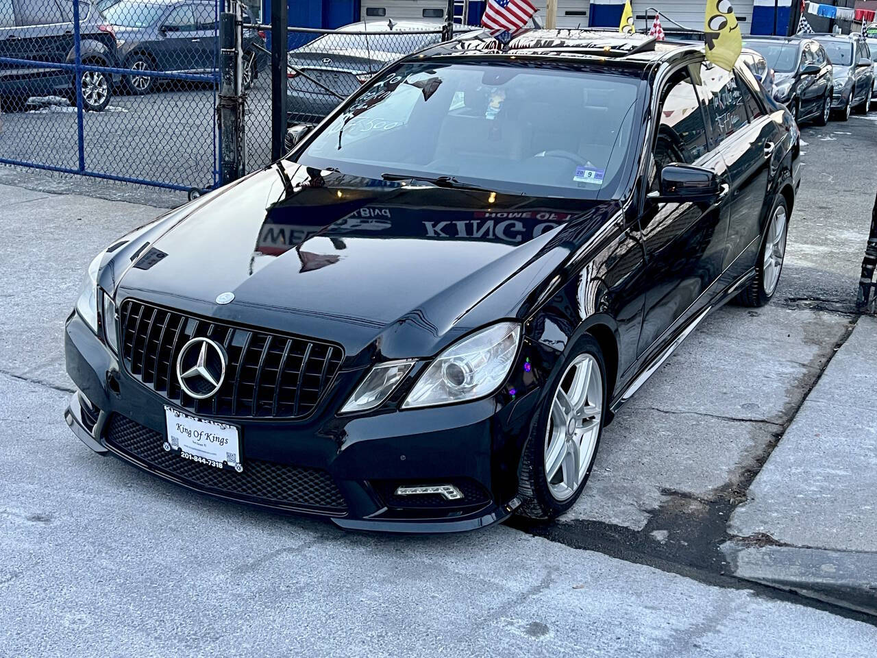 2010 Mercedes-Benz E-Class E 350 Sport 4MATIC AWD 4dr Sedan - Black exterior view 2