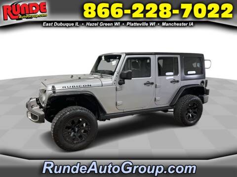 2016 Jeep Wrangler Unlimited for sale at Runde PreDriven in Hazel Green WI