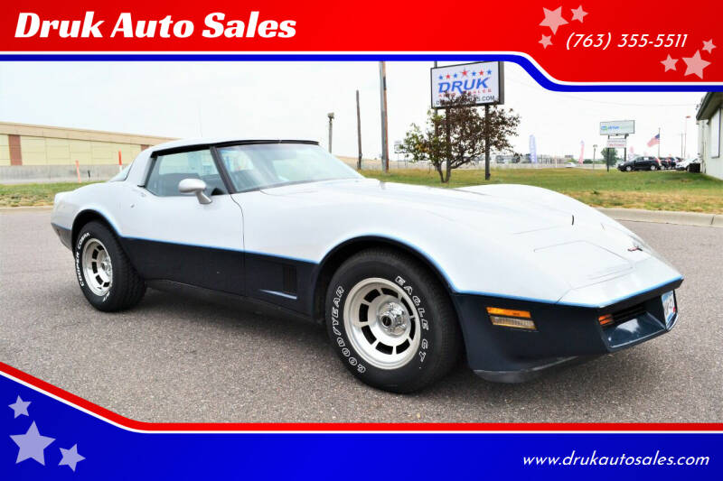1981 Chevrolet Corvette for sale at Druk Auto Sales in Ramsey MN