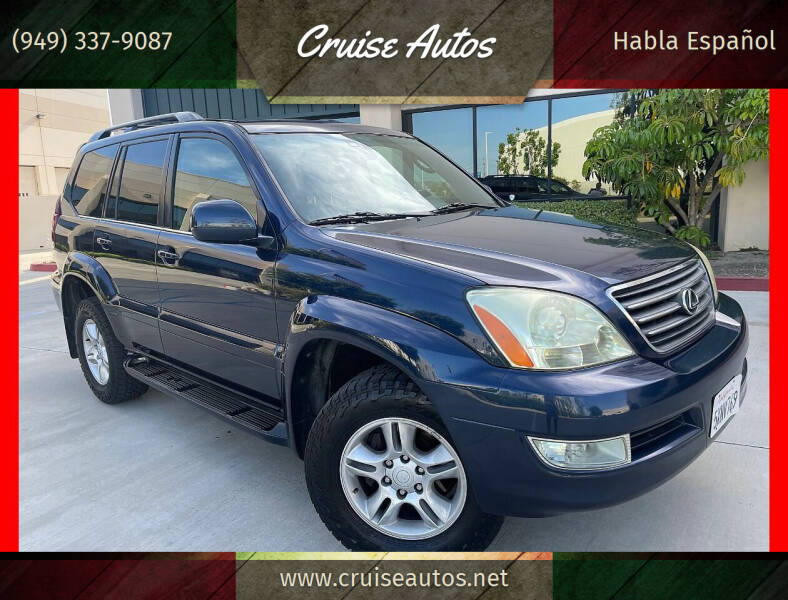 2003 Lexus GX 470 for sale at Cruise Autos in Corona CA