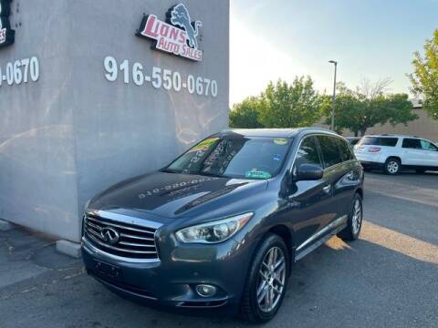 2013 Infiniti JX35 for sale at LIONS AUTO SALES in Sacramento CA