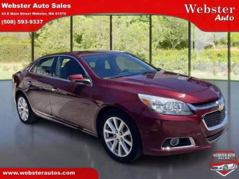 2015 Chevrolet Malibu for sale at Webster Auto Sales in Webster MA