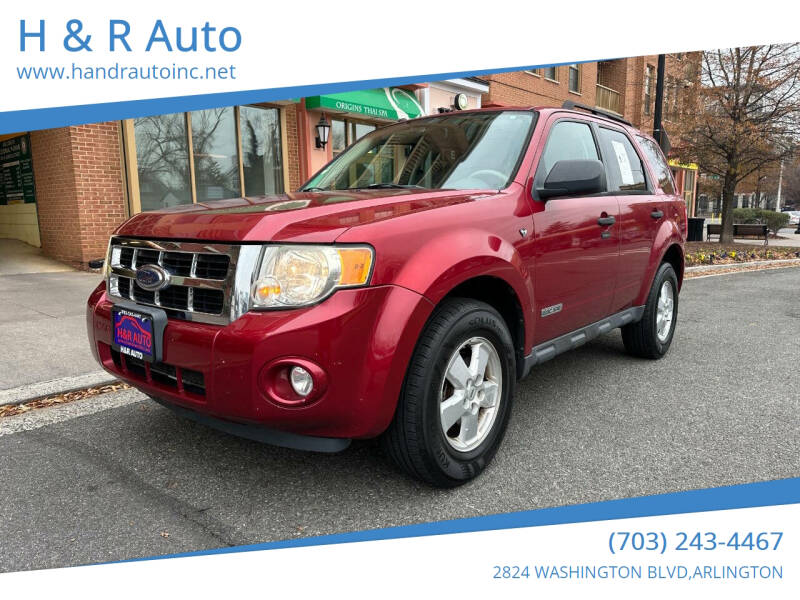 2008 Ford Escape for sale at H & R Auto in Arlington VA